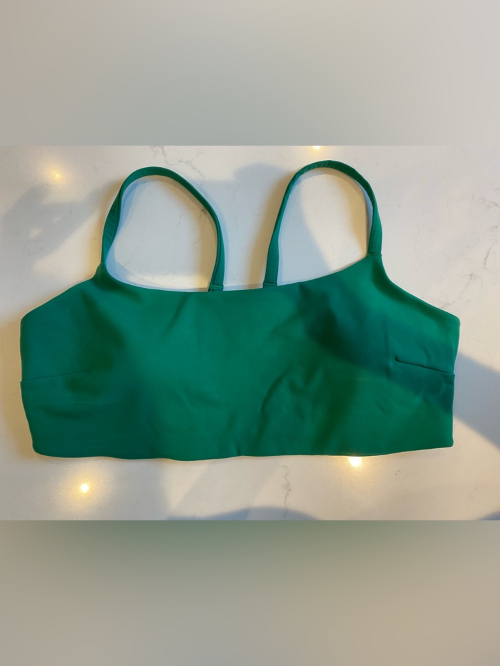 lululemon athletica Raceway Green Sports Bra